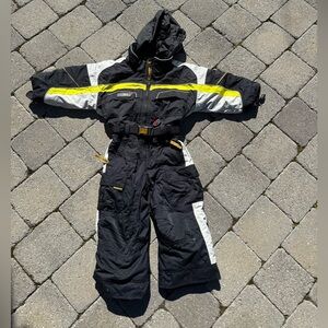 Obermeyer Black and Yellow Snowsuit 3